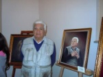 Ümit Esinler and his portrait